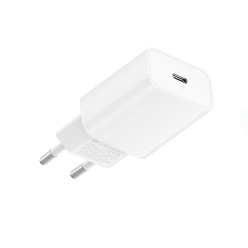 Original Xiaomi Mi Väggladdare USB-C 20W, PD 3.0 - Vit