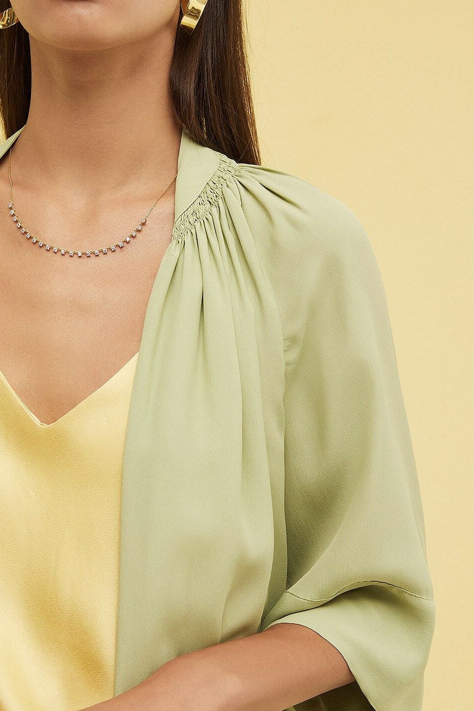 OttodÁme - Floating Blouse In Silk Mix - 4