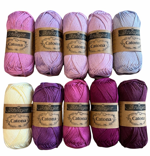 Garnpaket Catona Lila