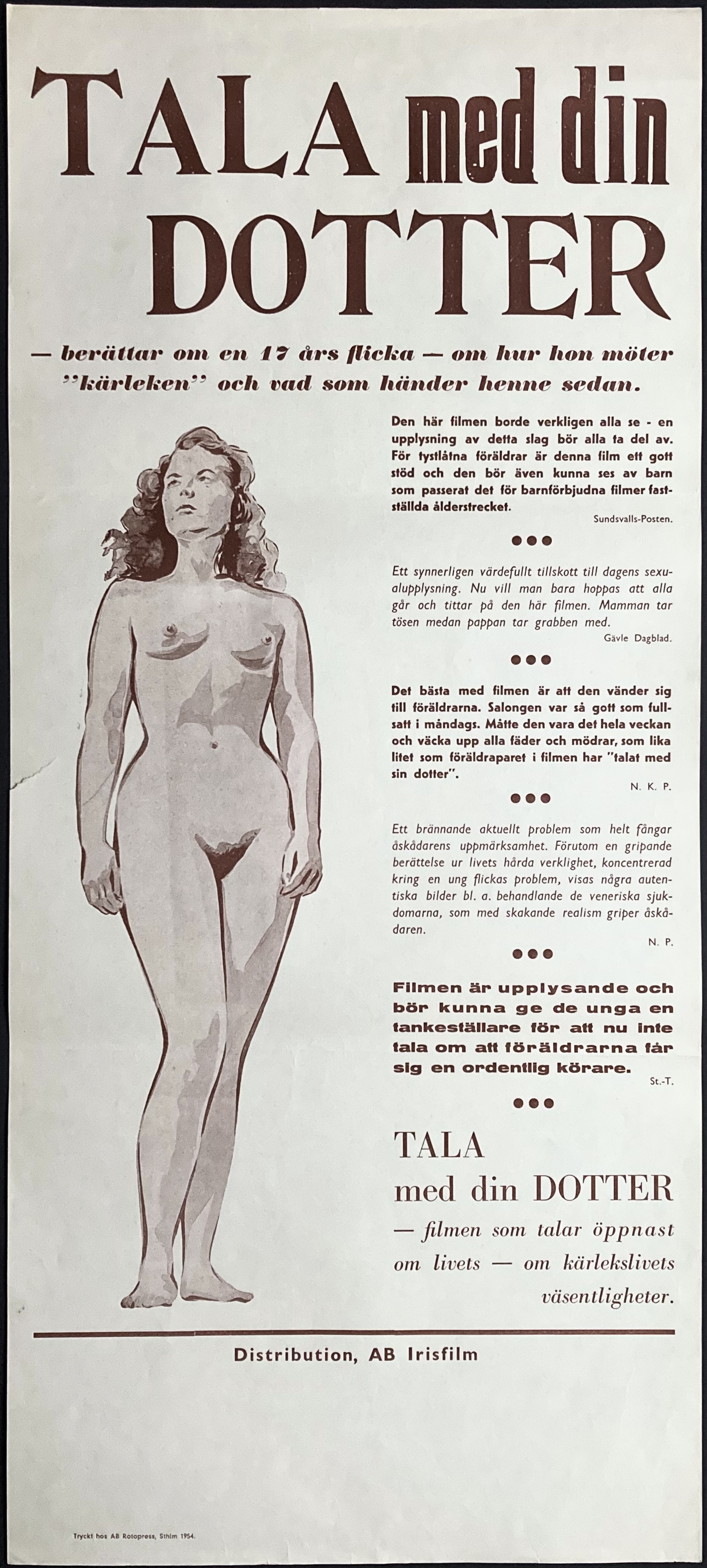 TALA MED DIN DOTTER (1948)
