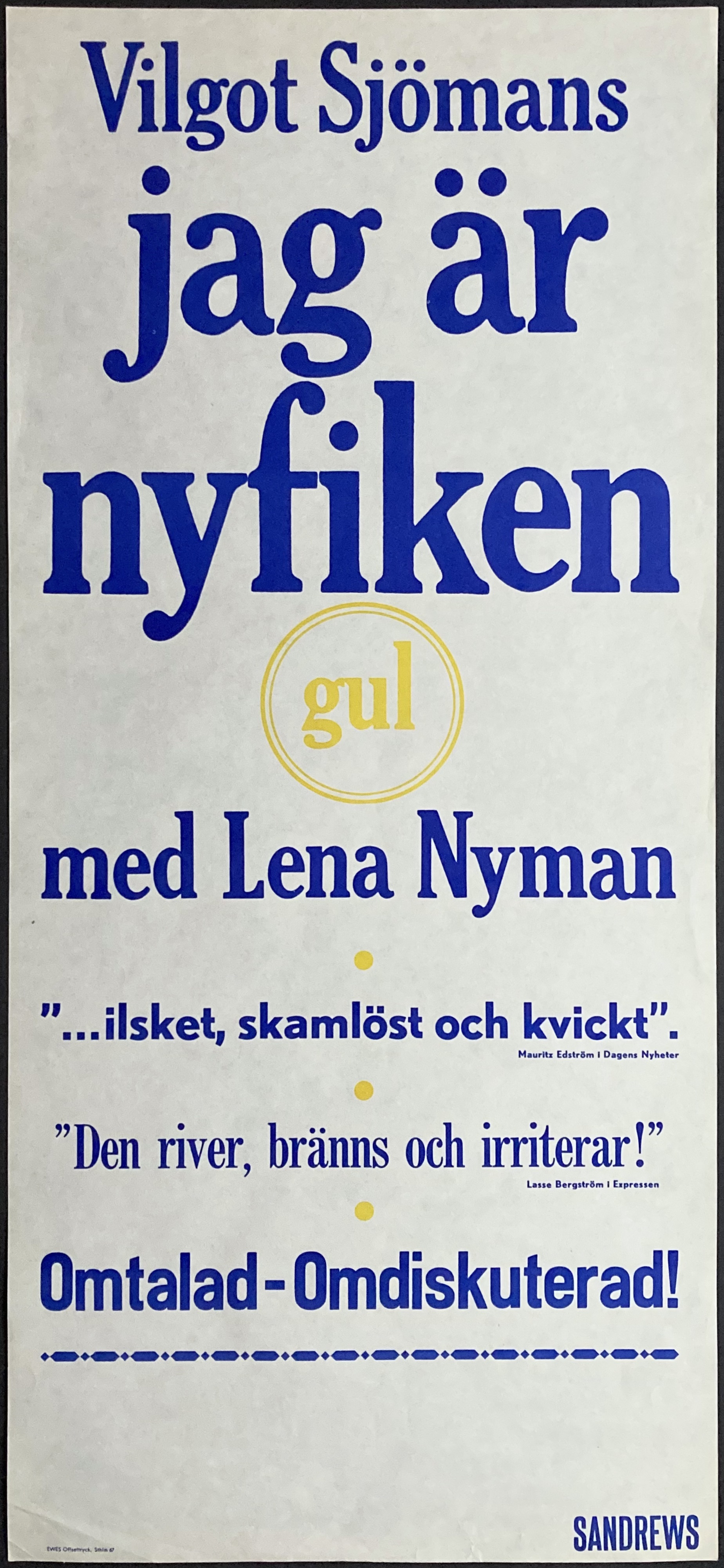 I AM CURIOUS (YELLOW) (1967)