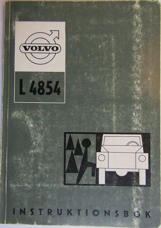 1963 Volvo L 4854 Instruktionsbok 6-63