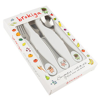Dacapo Children's cutlery Variegated 3-piece