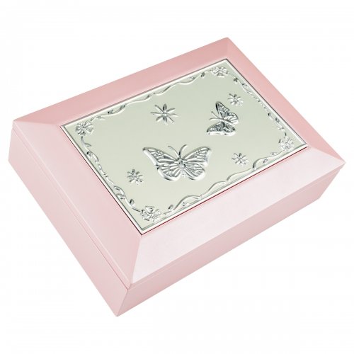 Dacapo Jewelery box Pink Wood with music box