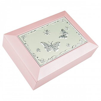 Dacapo Jewelery box Pink Wood with music box