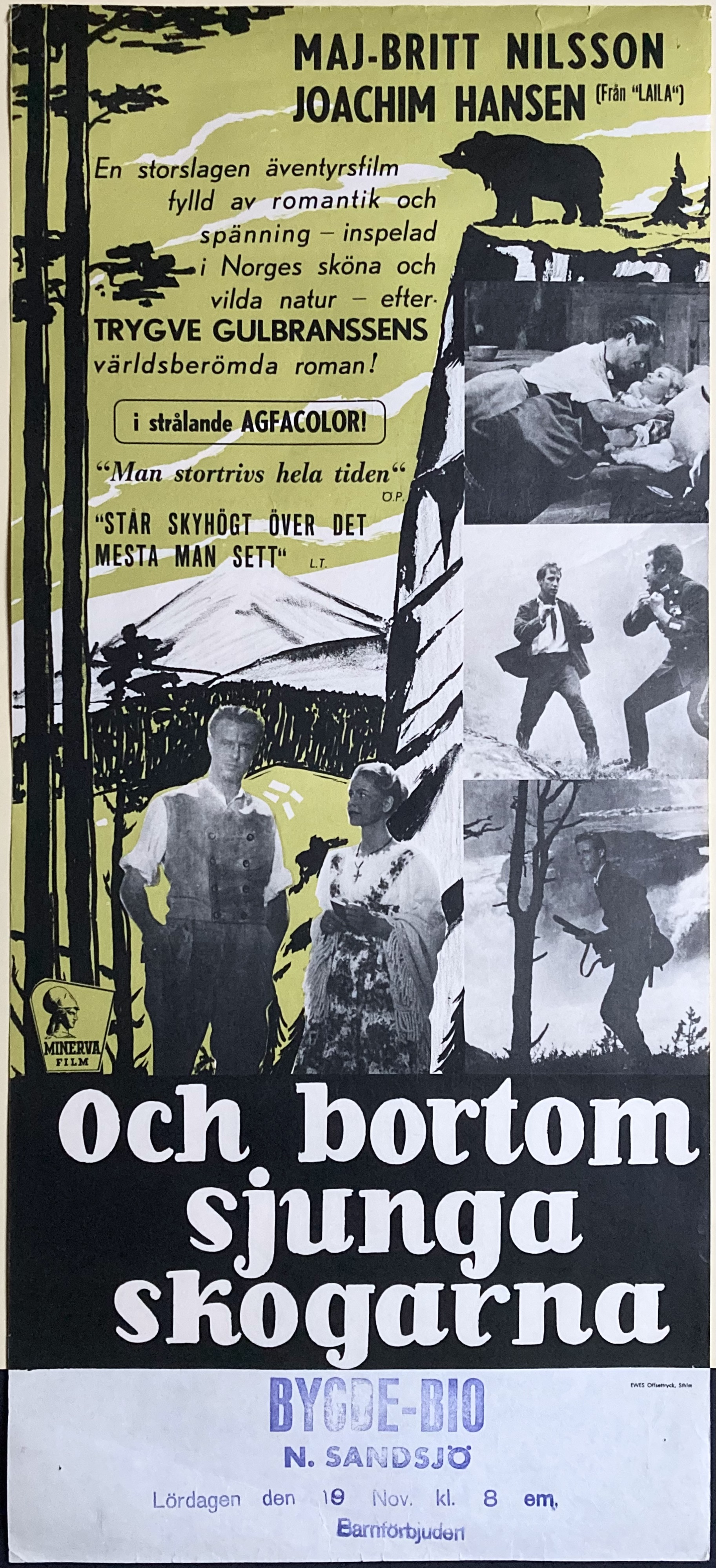 OCH BORTOM SJUNGA SKOGARNA (1959)