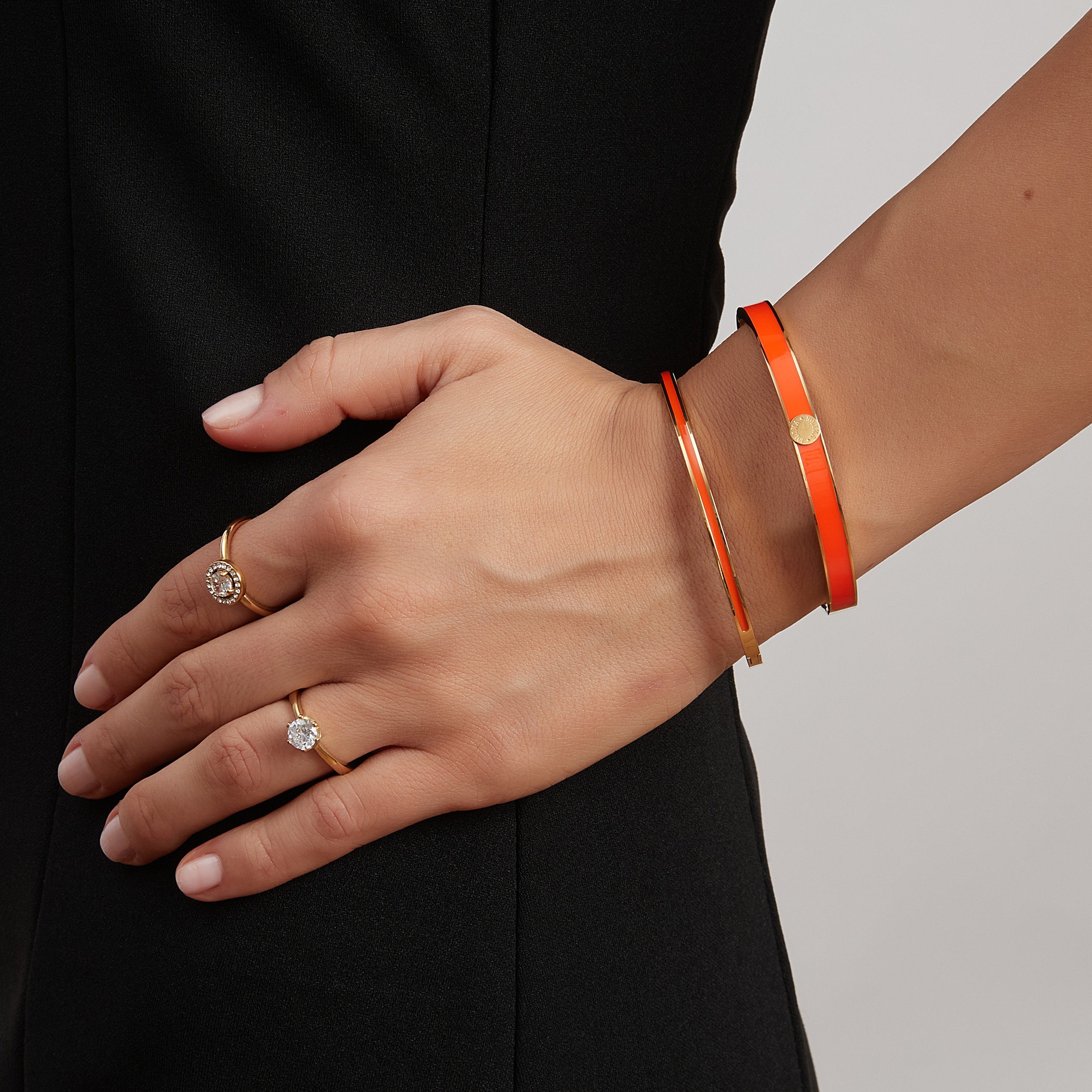 Palermo bangle orange gold - 2