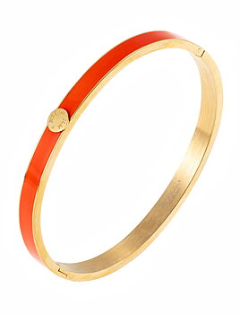 Palermo bangle orange gold