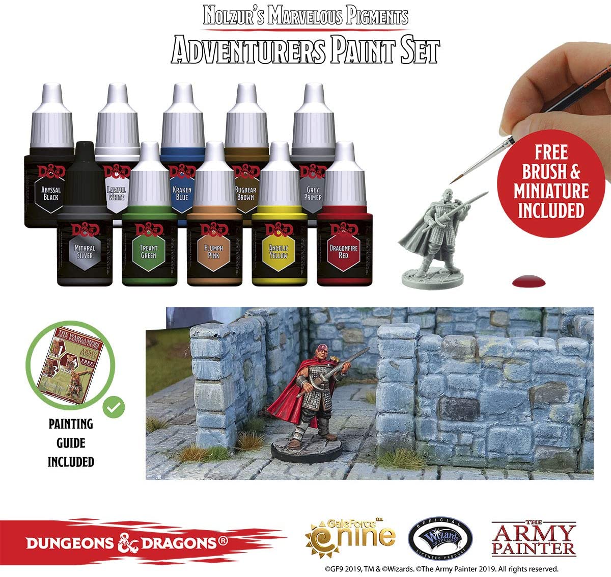 D&D Nolzur's Marvelous Pigments - Adventurers Paint Set - 6