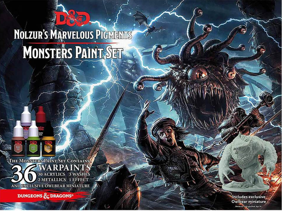 D&D Nolzur's Marvelous Pigments - Monsters Paint Set