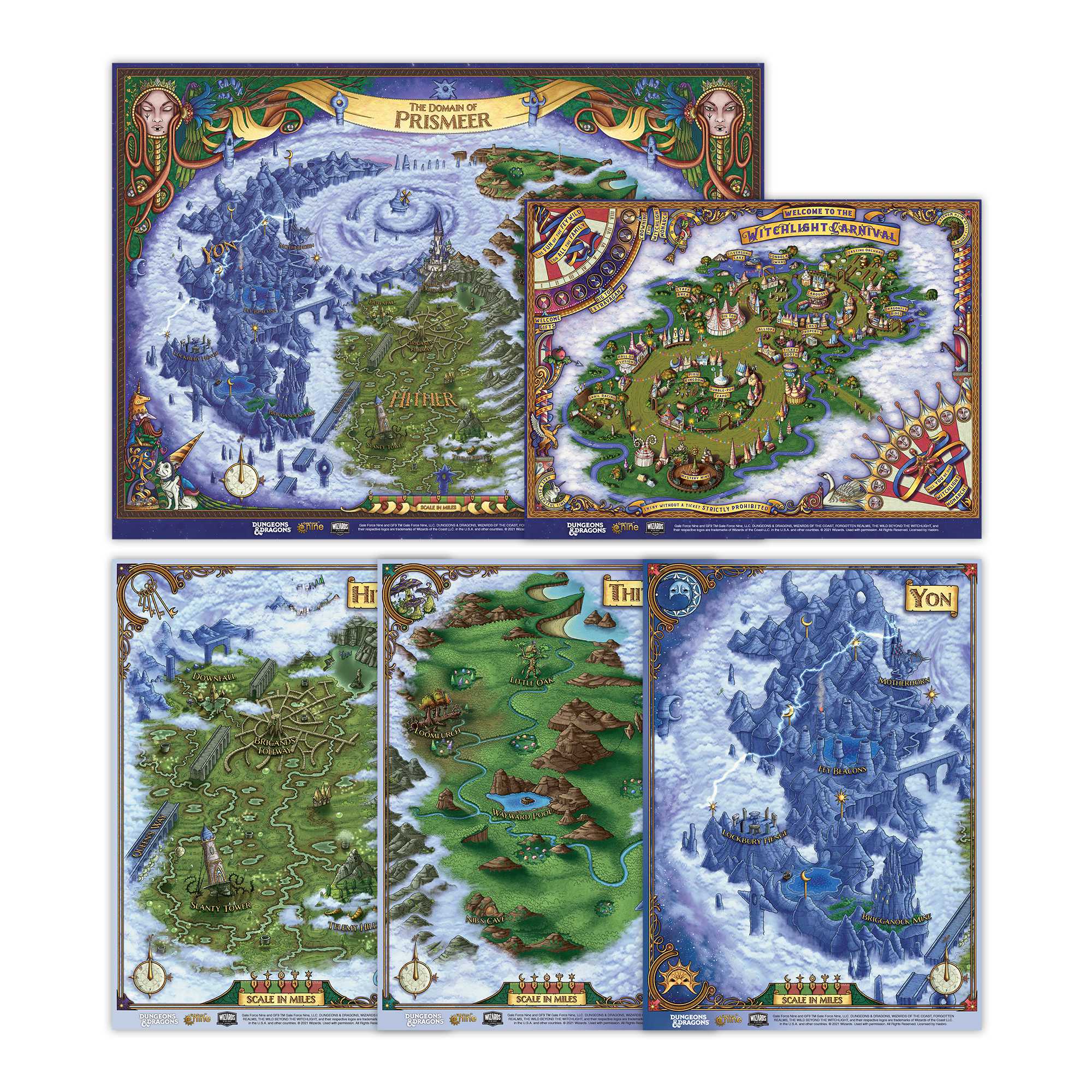 D&D The Wild Beyond the Witchlight - Map Set