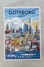 Göteborg 400 year poster A4
