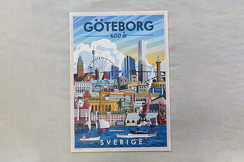 Strömstad Poster 50x70 cm - Flaggskeppet