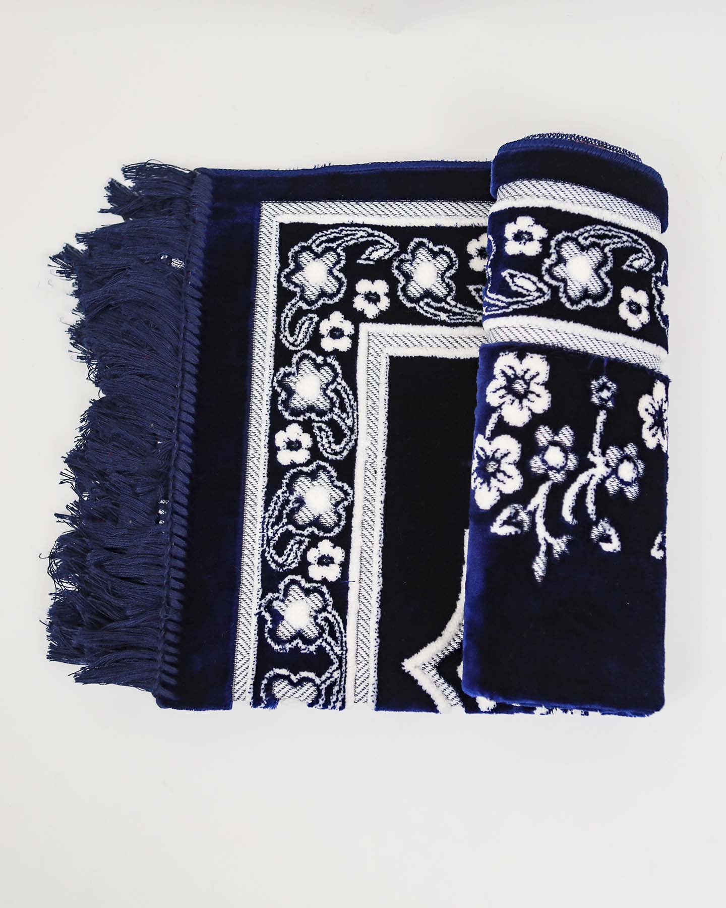 Prayer Rug - Yasmin - Midnight Blue - 4