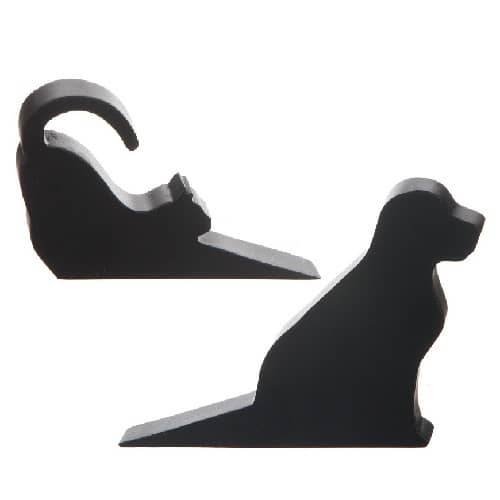 Dörrstopp hund eller katt, svart