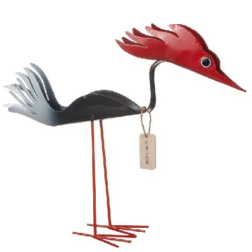 Fågel i plåt "Hacke", Plåtfågel, 36 cm/ - 2
