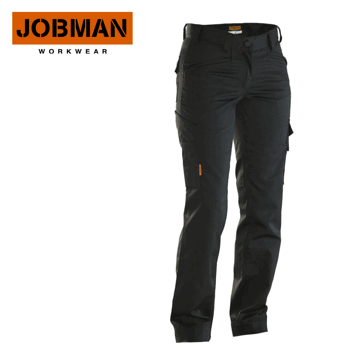 Housut Jobman 2316 Stretch Lady musta