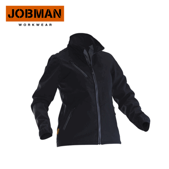 Pehmeä kuoritakki  Jobman 1203 Musta naiset
