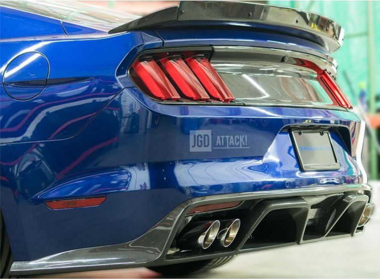 Bakre Stötfångare - PREMIUM (MUSTANG 15-17 Ecoboost, V6, GT)