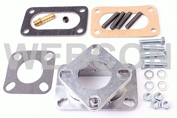 Weber DGV single barrel - two barrel adapter (71x71)