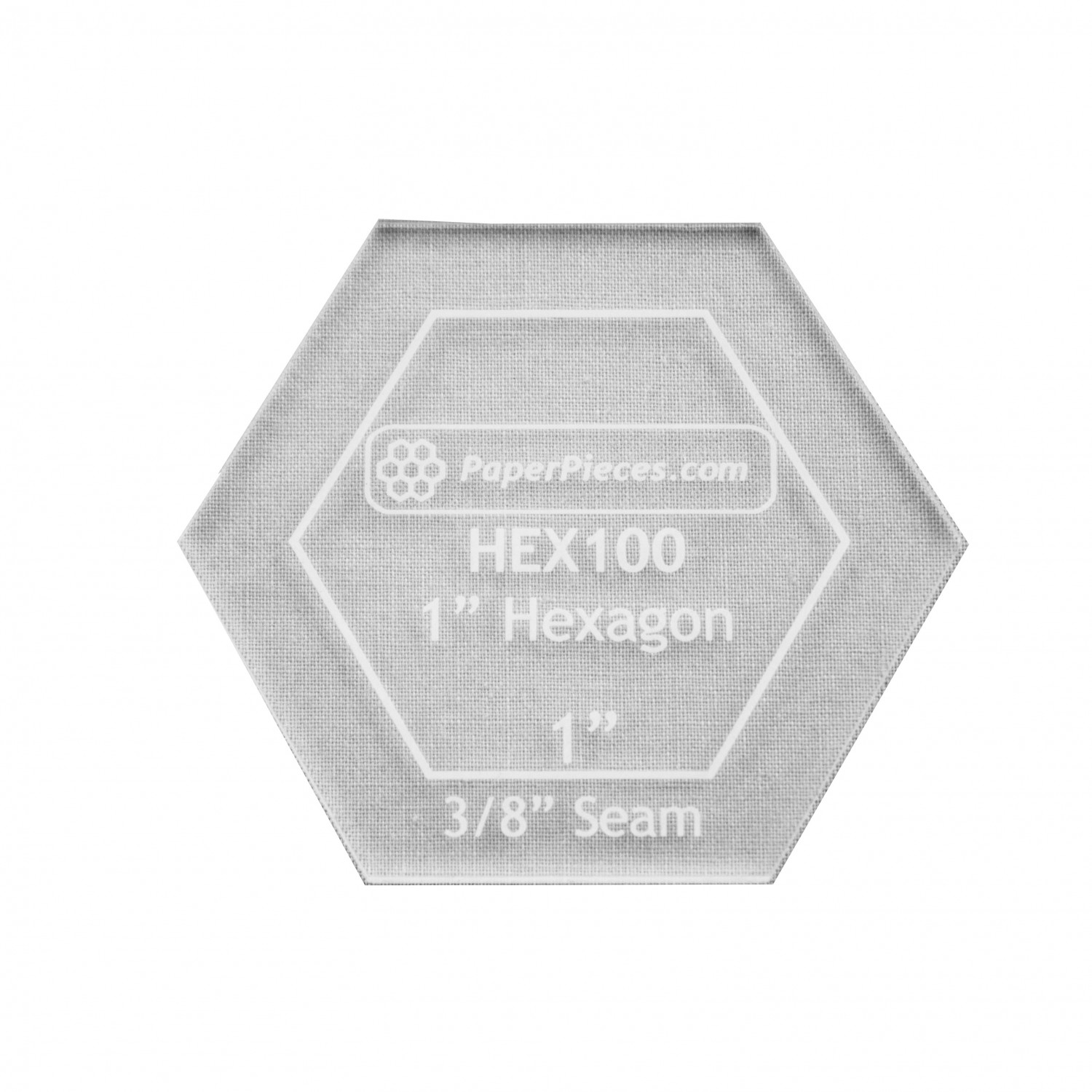 Mall i akrylplast till 1" Hexagon 3/8" sm