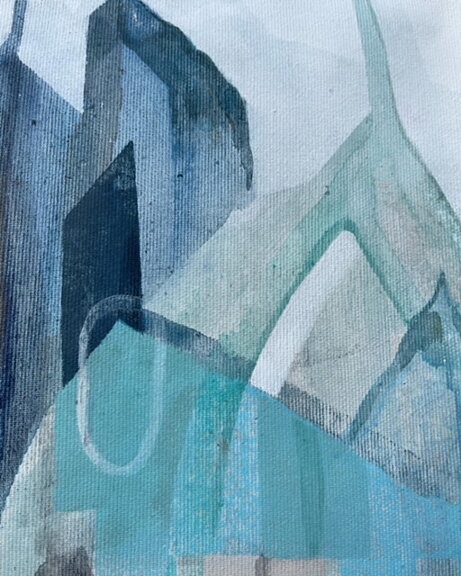 Såld! "Portrait of a city" tavla akryl orginal