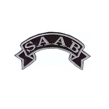SAAB Emblem Embroidery badge (10,5x4,5 cm)