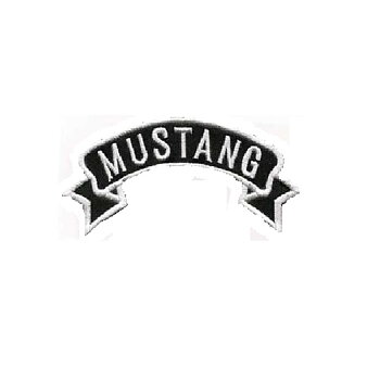 MUSTANG Emblem Embroidery badge (10,5x4,5 cm)