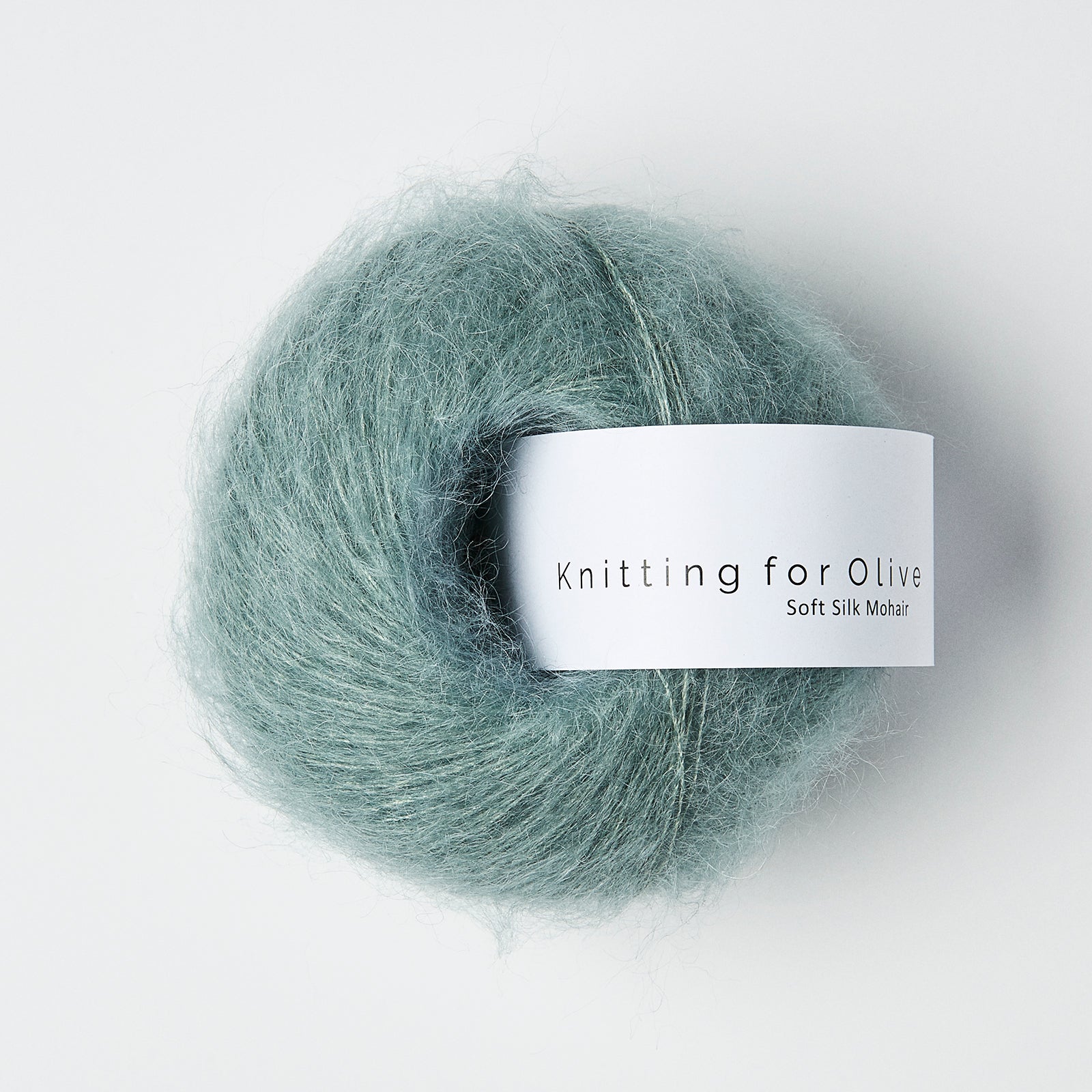 Soft silk Mohair Dusty aqua