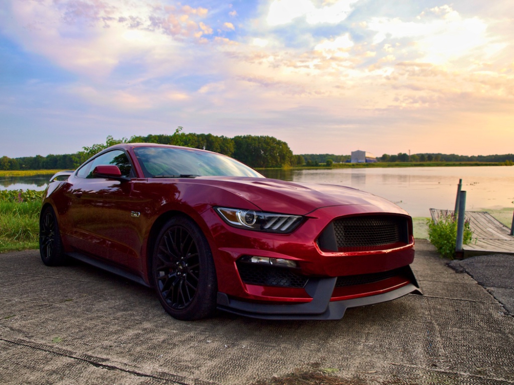 Läpp för GT350 Style Stötfångare (MUSTANG 15-17 EcoBoost, V6, GT) - 2