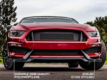 Läpp för GT350 Style Stötfångare (MUSTANG 15-17 EcoBoost, V6, GT)