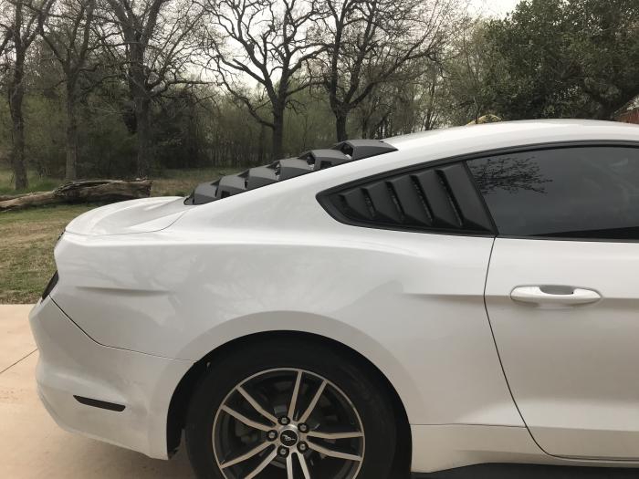 Vintage Kvartsfönster Louvers (MUSTANG 15-21 Fastback)