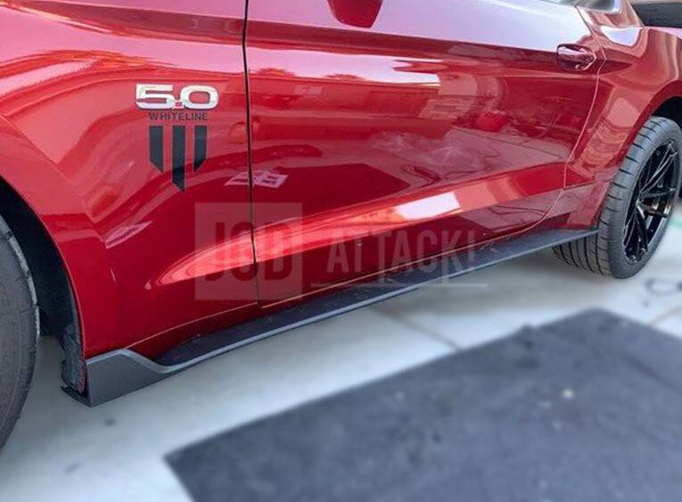 GT350 Style Sidokjol (MUSTANG 15-21 Ecoboost, V6, GT)