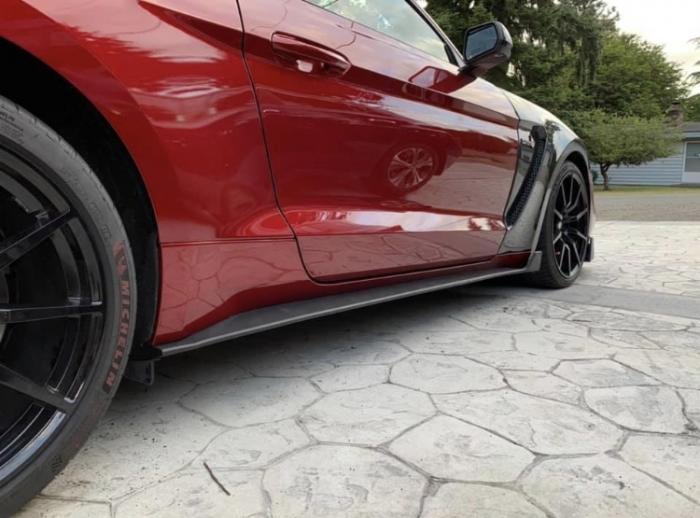 GT350 Style Sidokjol (MUSTANG 15-21 Ecoboost, V6, GT) - 10