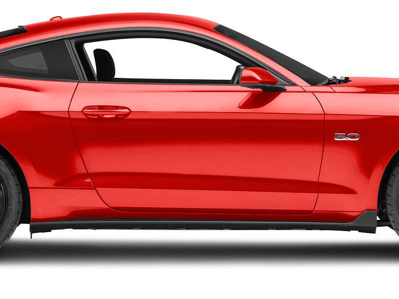 GT350 Style Sidokjol (MUSTANG 15-21 Ecoboost, V6, GT) - 6