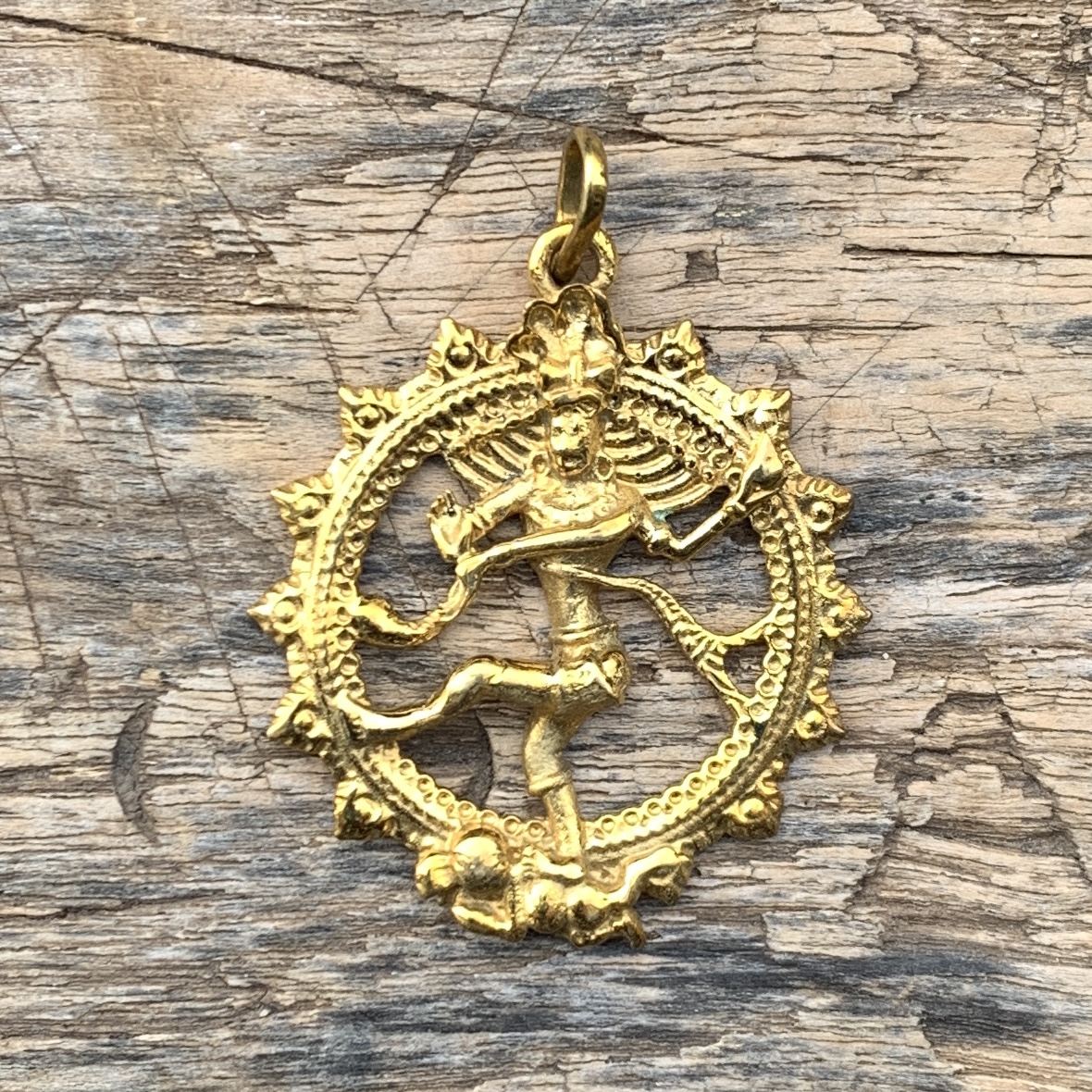 Hänge - Shiva - Guldfärgad