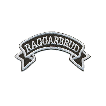 RAGGARBRUD Emblem Embroidery badge 9,5x5 cm