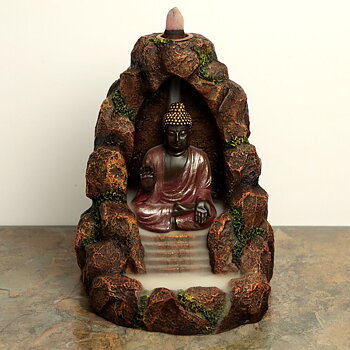 Thai Buddha backflow rökelse brännare