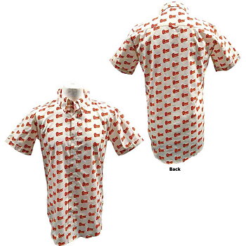 David Bowie Unisex Casual Shirt: Logo Pattern (All Over Print) (Large)