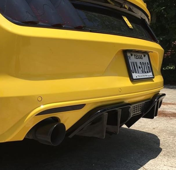 IKON Style Bakre diffuser (ENDAS MUSTANG 15-17 BASE) - 8