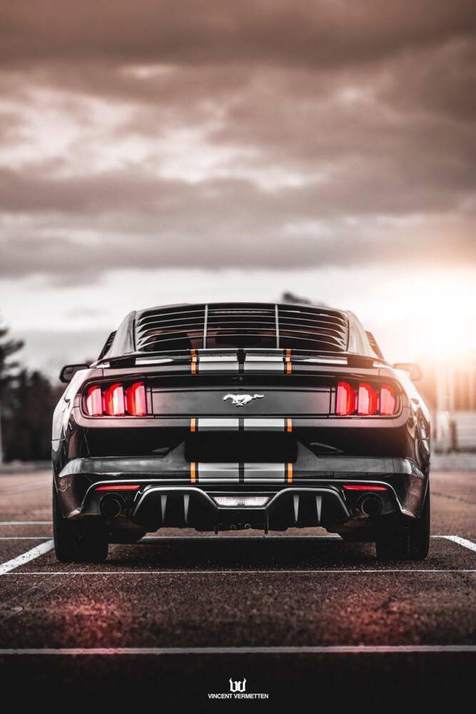 IKON Style Bakre diffuser (ENDAS MUSTANG 15-17 BASE) - 3