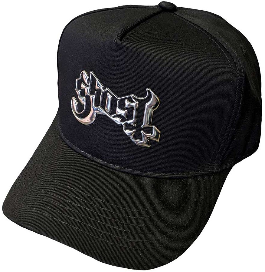 Ghost Unisex Baseball Cap: Logo (Sonic Silver)