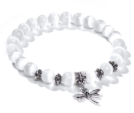 Kattöga Armband med Trollslända - Transformation 