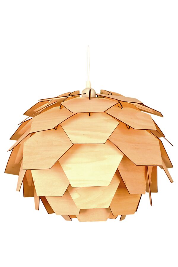 CARPATICA taklampa 40cm natur - Aneta Lighting