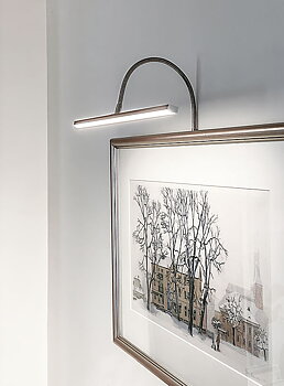 MIRO tavelbelysning dimbar, stål - Aneta Lighting