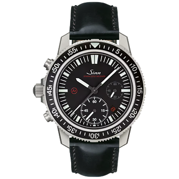 613.011 Sinn EZM 13.1 vintage svart läderband