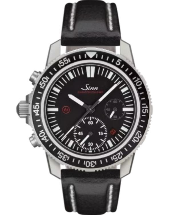 613.011 Sinn EZM 13.1 vintage svart läderband