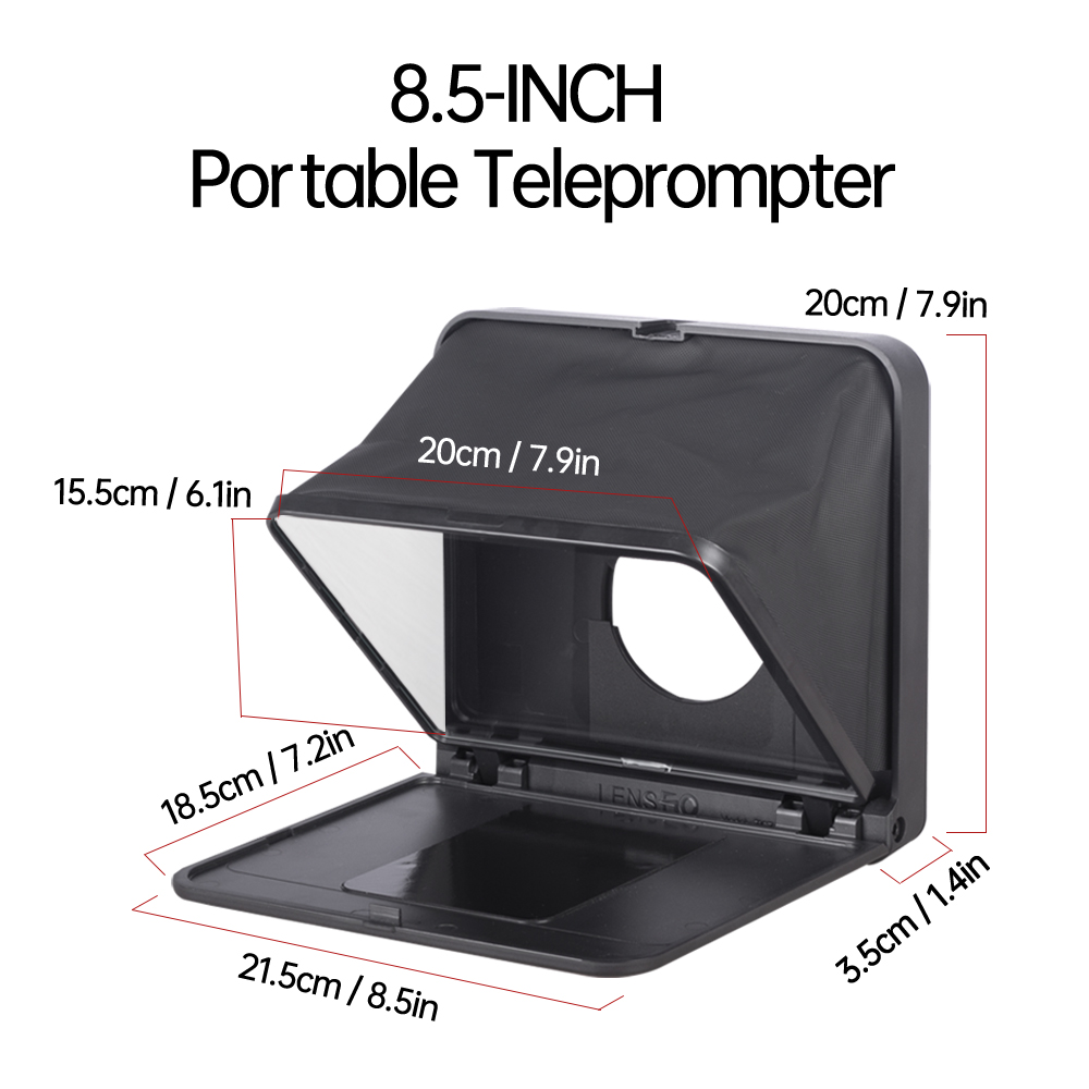 LENSGO TC7 Teleprompter For Dslr Smarpthone Ipad With Remote - 6