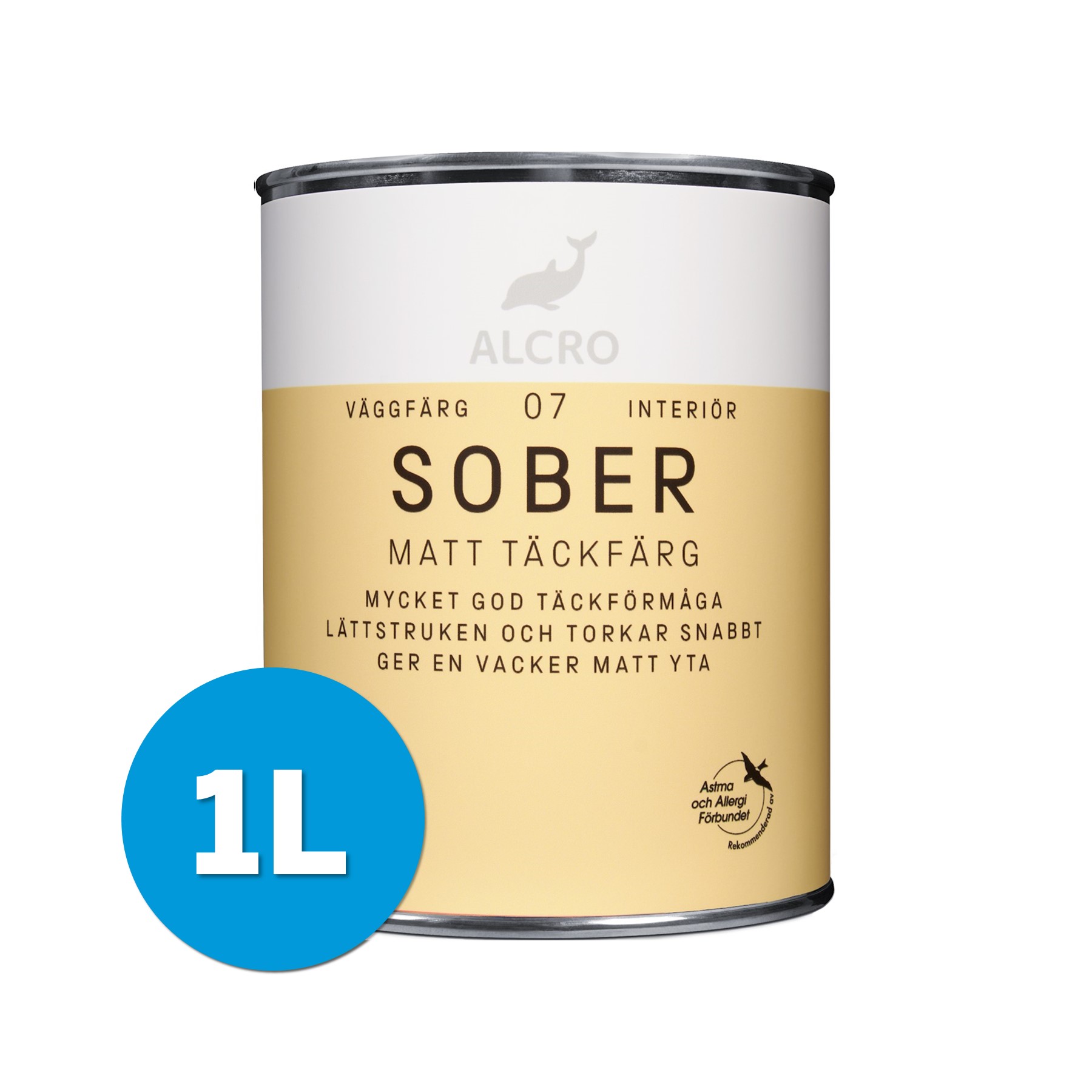Sober Matt Väggfärg 1L