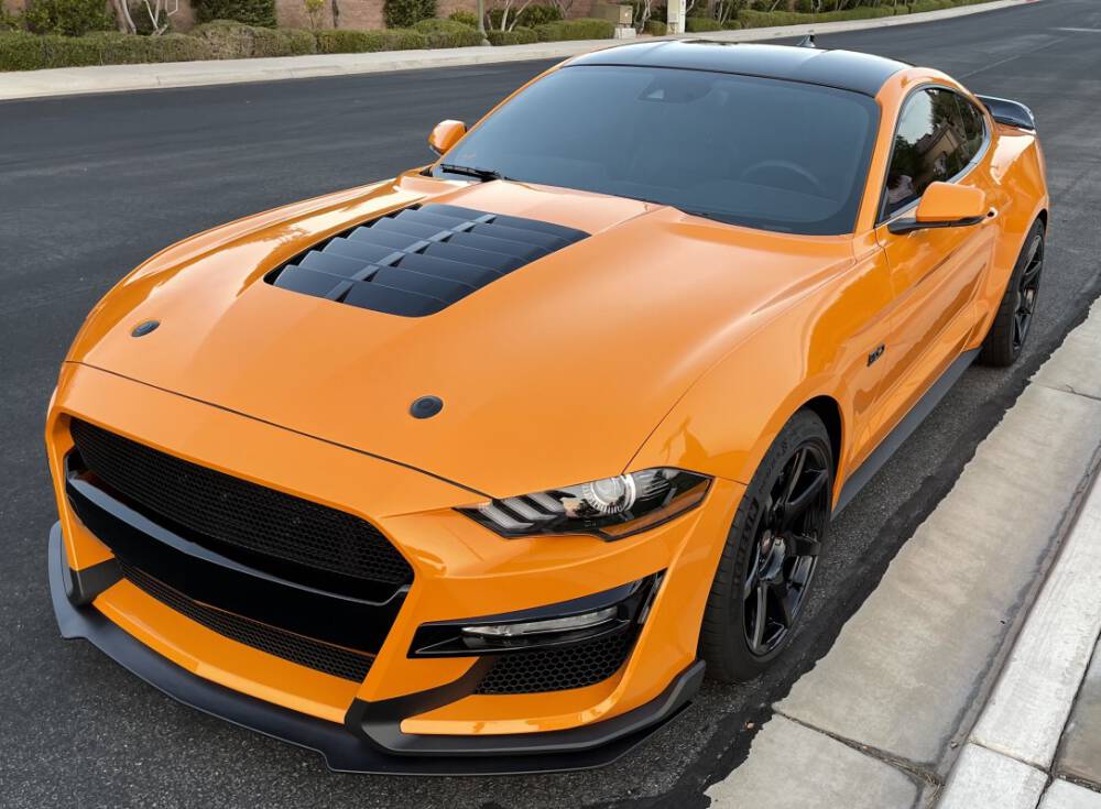 IKON 1:1 GT500 Style Aluminium Huv (MUSTANG 18-21 GT, Ecoboost)